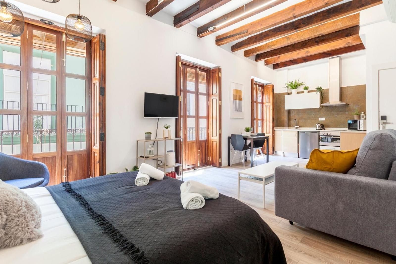 Modern Flat By Mercado Central In Ciutat Vella Valencia Exterior foto