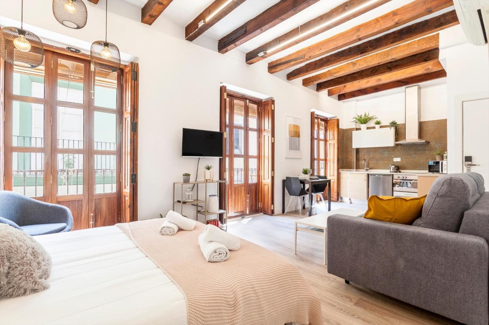 Modern Flat By Mercado Central In Ciutat Vella Valencia Exterior foto
